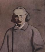 Felix Vallotton, Portrait decoratif of Charles Baudelaire